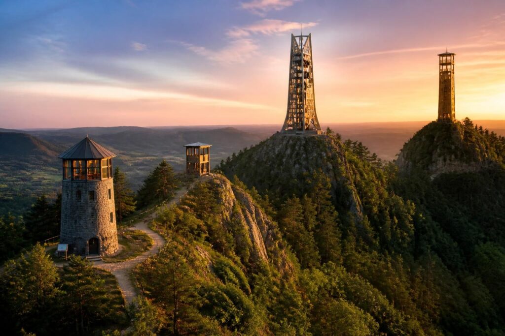 découvrez l'univers fascinant des tours d'observation et laissez-vous inspirer par des décors uniques offrant des vues panoramiques exceptionnelles.