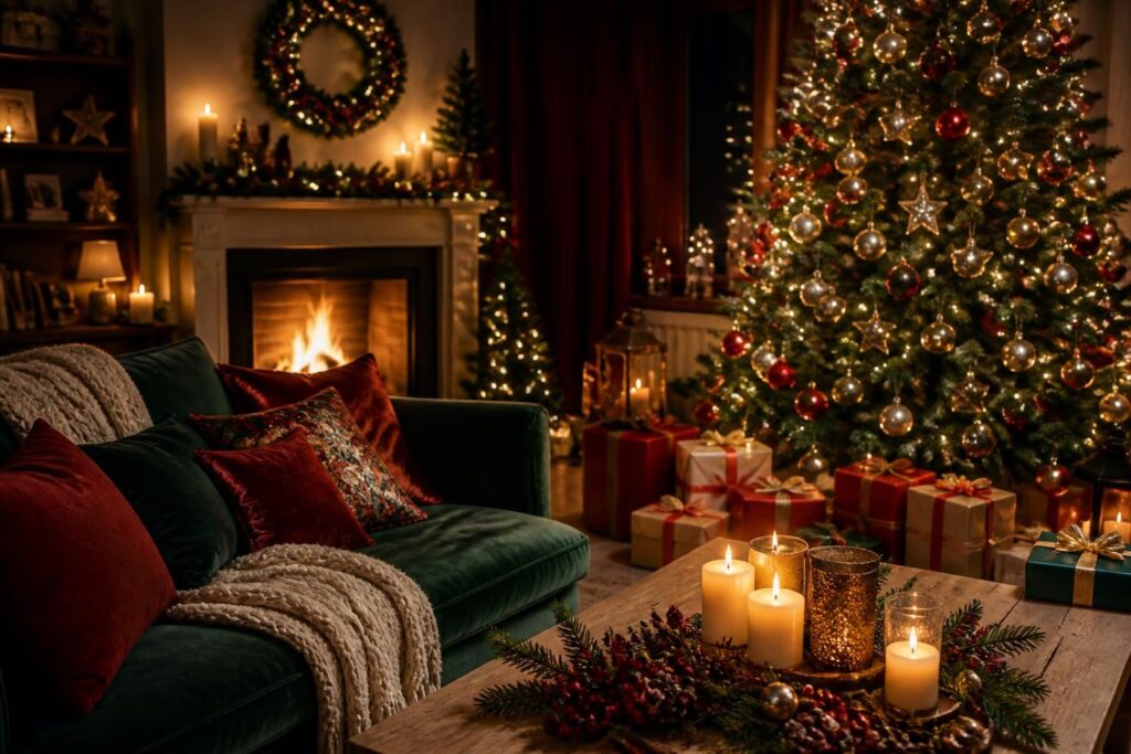 découvrez comment créer une ambiance chaleureuse et festive pour noël avec des idées de décoration intérieure simples et élégantes.