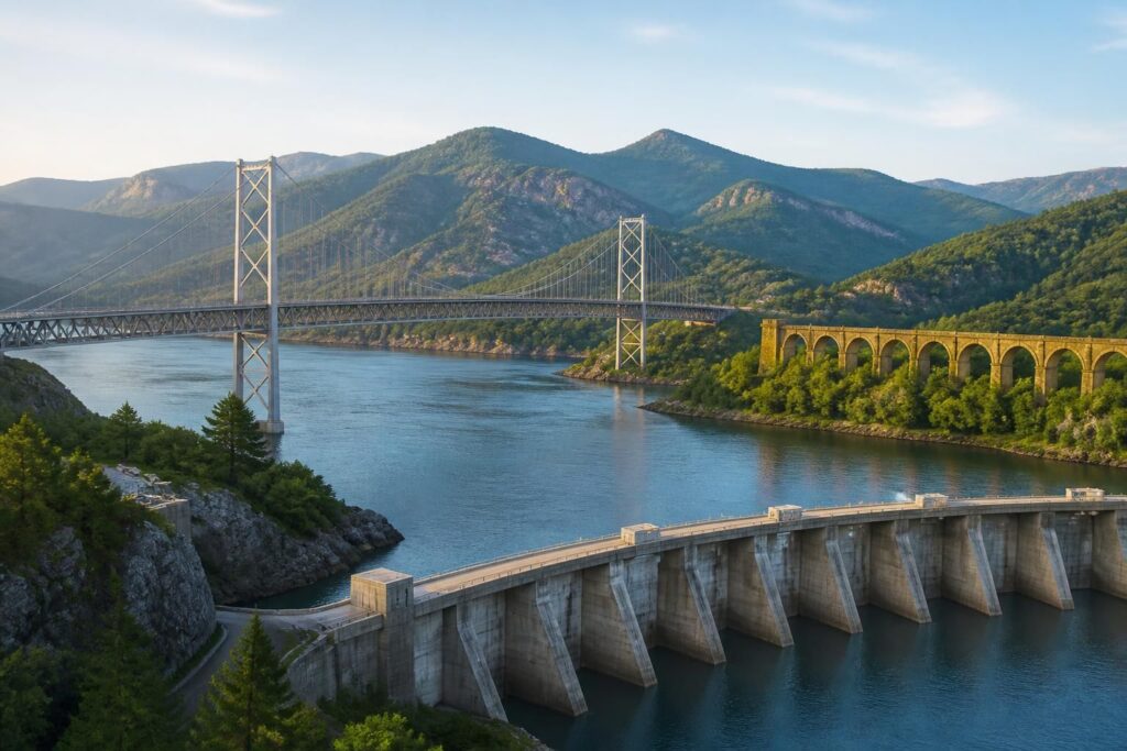 explorez les ouvrages d’art, ces structures impressionnantes qui façonnent nos paysages et témoignent de l’ingéniosité humaine dans l’aménagement du territoire.