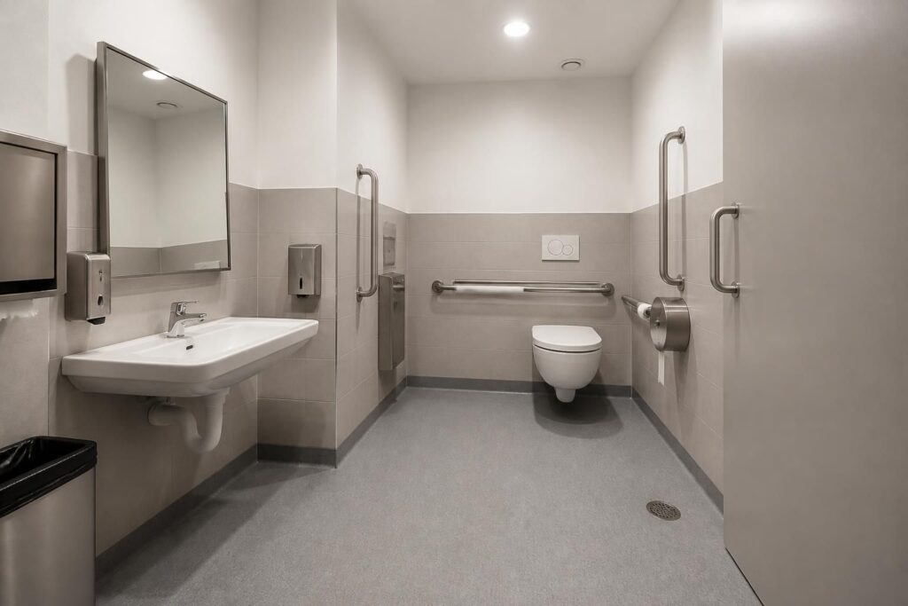 découvrez les normes et conseils essentiels pour l'installation conforme d'un plan wc pmr dans les erp, garantissant accessibilité et sécurité pour tous.