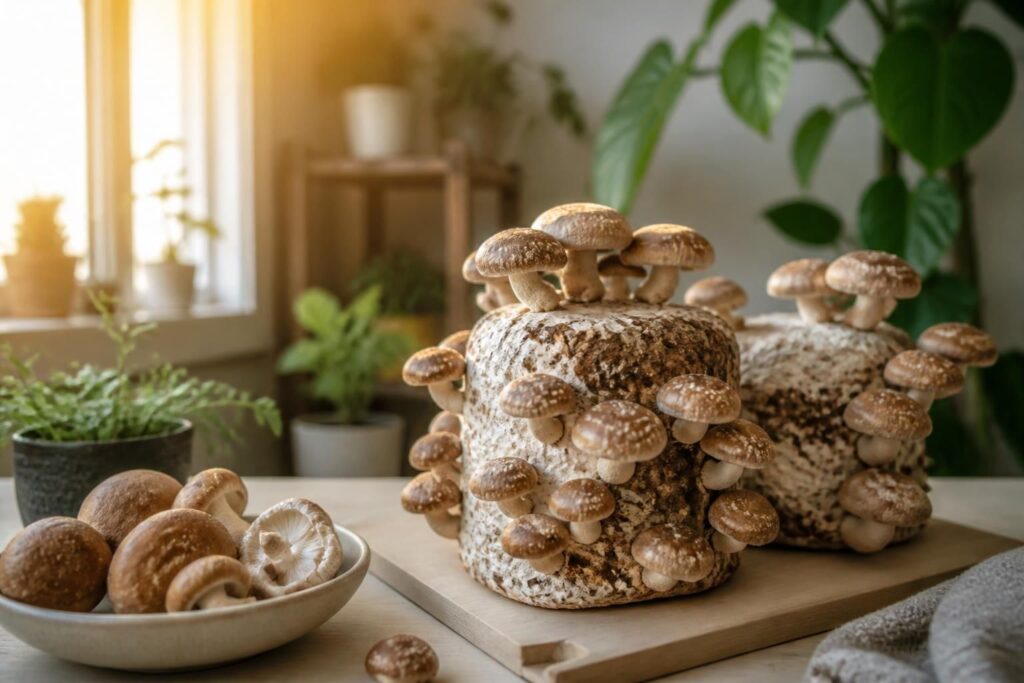 découvrez comment cultiver le champignon shiitake chez vous et profitez de ses nombreux bienfaits pour la santé grâce à notre guide complet sur la culture et l'utilisation du shiitake.