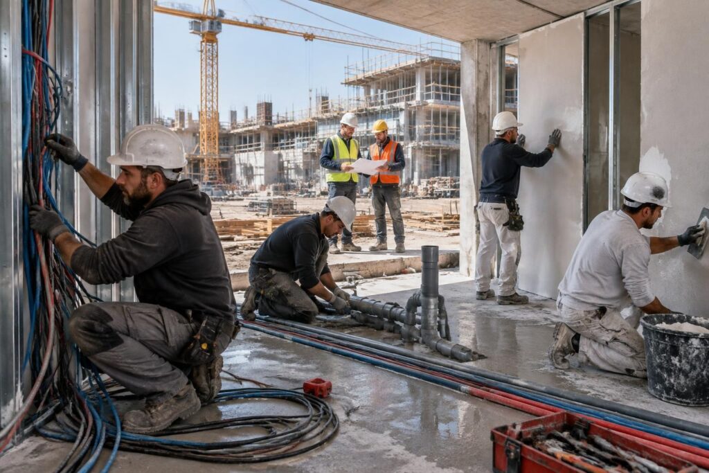découvrez ce que signifie « tous corps d’état » (tce) sur un chantier et comment les différents métiers interviennent dans un projet de bâtiment.