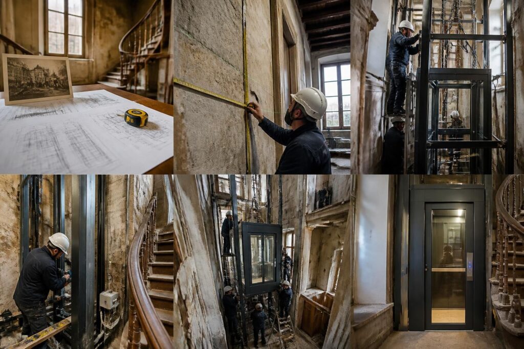 découvrez les étapes clés et les contraintes à prendre en compte pour la création d'un ascenseur dans un immeuble ancien, alliant modernité et respect du patrimoine.