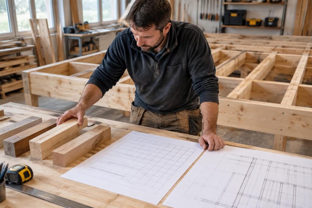 apprenez à lire un abaque de solivage pour choisir les bonnes dimensions de solives et concevoir un plancher bois adapté à votre projet.