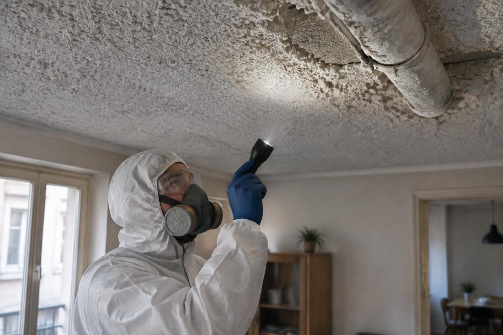 flocage amiante : découvrez comment le repérer dans un logement, quels risques il présente pour la santé et les précautions à prendre.